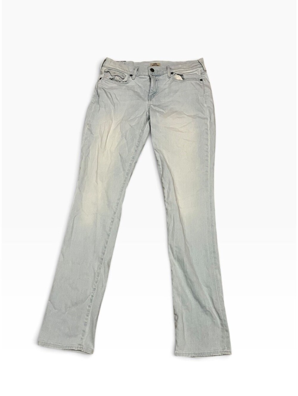 True Religion Cora Mid Rise Straight Leg Denim Jeans Womens 29 Light Wash READ